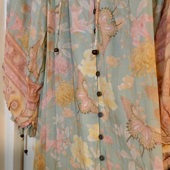 Spell and the gypsy collective butterfly gown maxi dress size medium - Picture 4 of 8